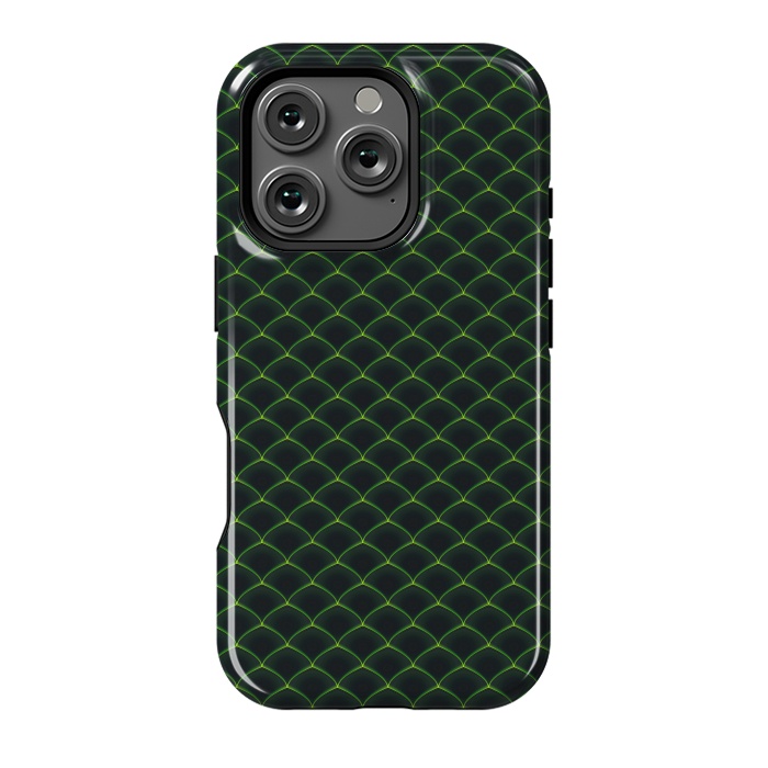 iPhone 16 Pro StrongFit Reptile Scales Pattern by Art Design Works