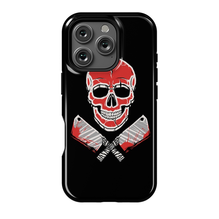 iPhone 16 Pro StrongFit Skull Meat by Afif Quilimo