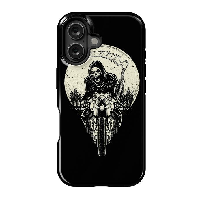 iPhone 16 StrongFit Grim Racer by Afif Quilimo