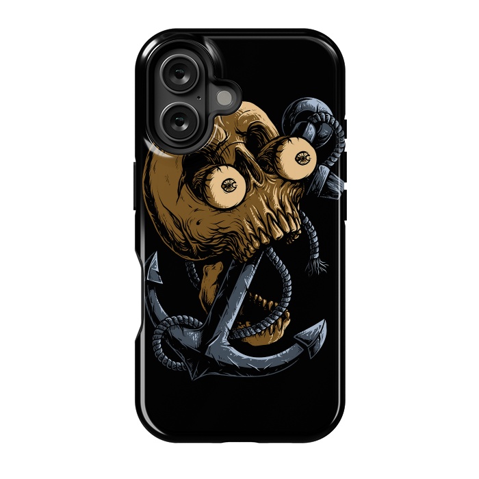 iPhone 16 StrongFit Skull Anchor by Afif Quilimo