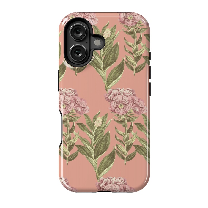 iPhone 16 StrongFit Blush Pink Flowers by Zala Farah