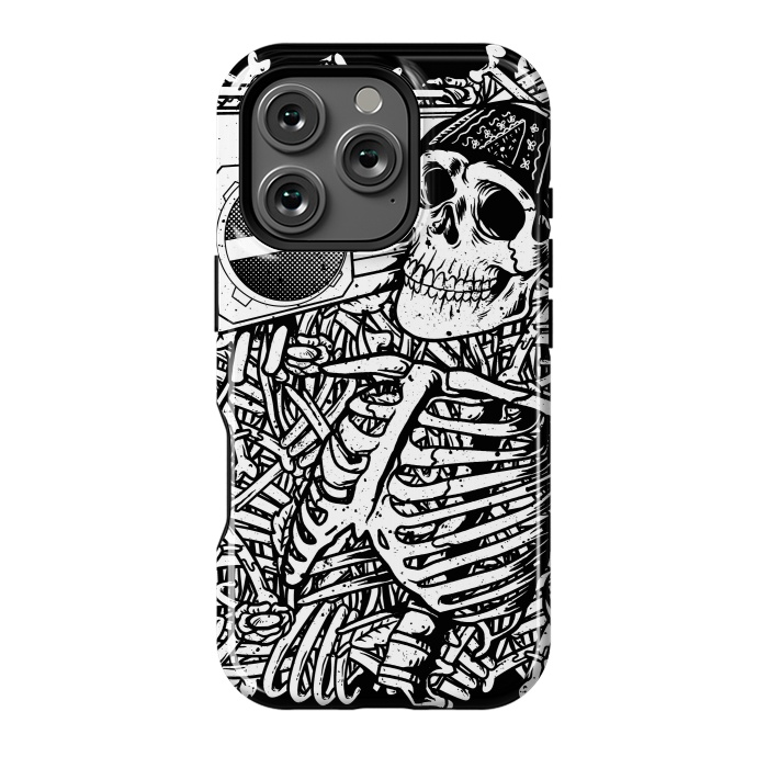 iPhone 16 Pro StrongFit Skull Boombox by Afif Quilimo