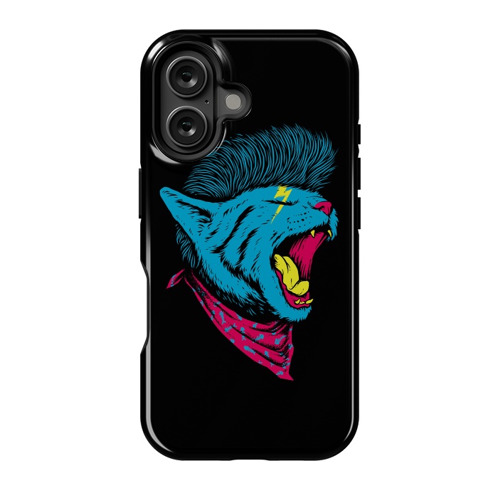 iPhone 16 StrongFit Cat Punk by Afif Quilimo