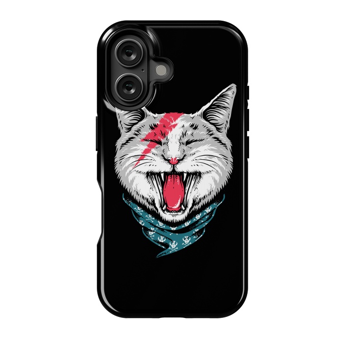 iPhone 16 StrongFit Cat Rock by Afif Quilimo