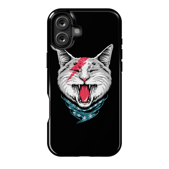 iPhone 16 Plus StrongFit Cat Rock by Afif Quilimo