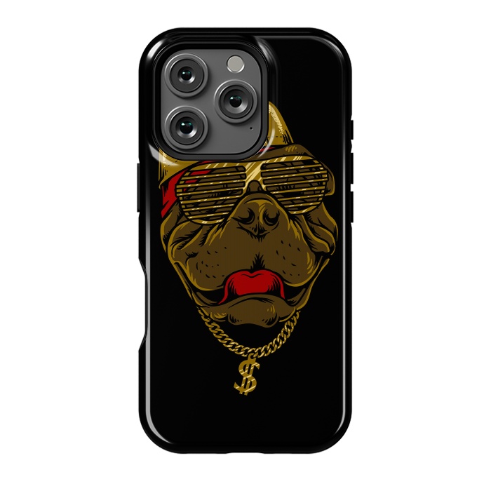 iPhone 16 Pro StrongFit Dog Hip Hop Style by Afif Quilimo