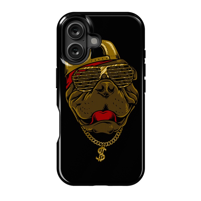 iPhone 16 StrongFit Dog Hip Hop Style by Afif Quilimo