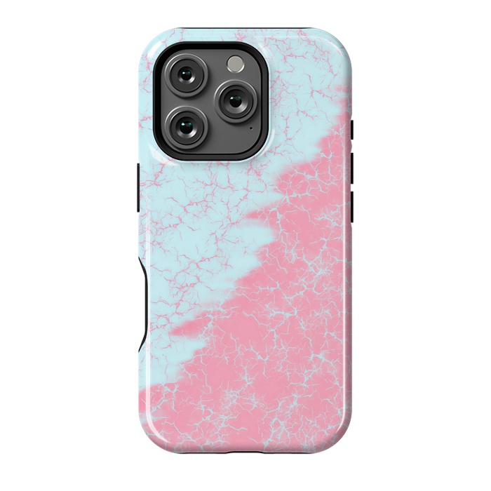 iPhone 16 Pro StrongFit Light blue and pink by Jms