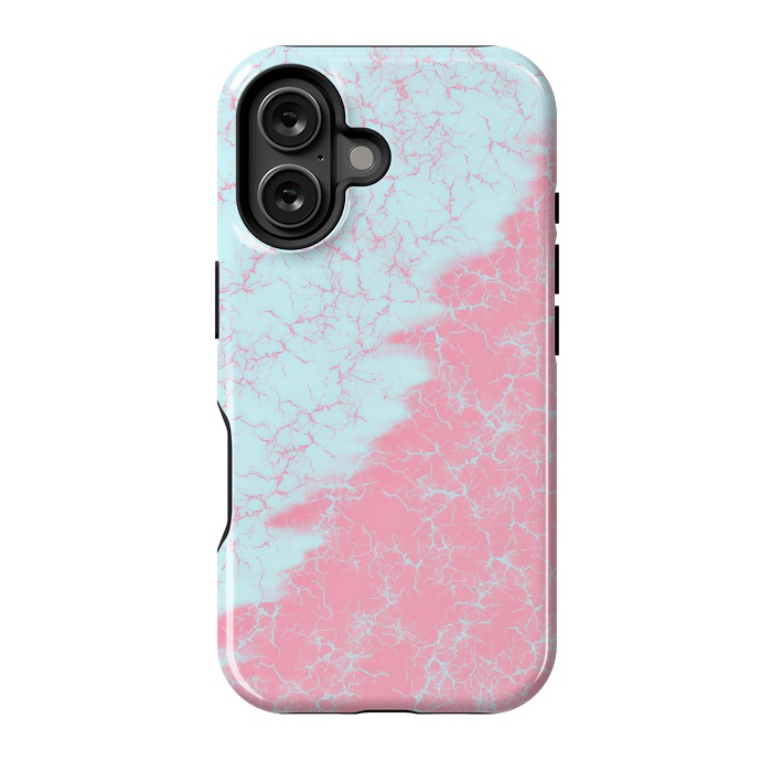 iPhone 16 StrongFit Light blue and pink by Jms