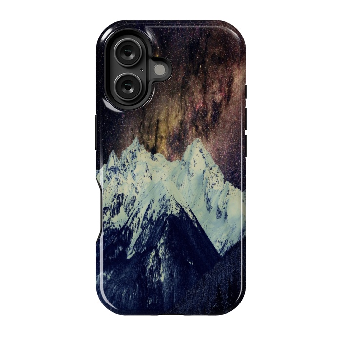 iPhone 16 StrongFit Milkyway Mountain by Joanna Vog