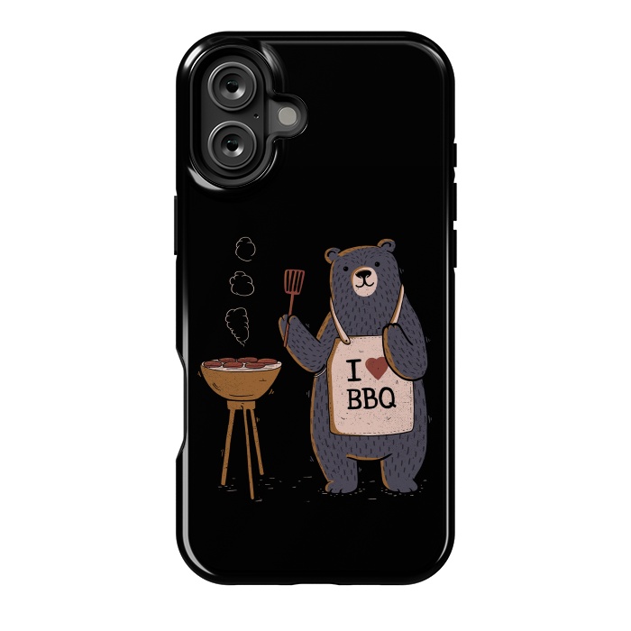 iPhone 16 Plus StrongFit I Love BBQ- by eduely