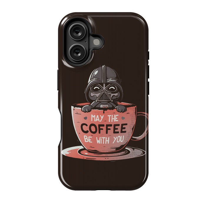 iPhone 16 StrongFit May the Coffee Be With You by eduely