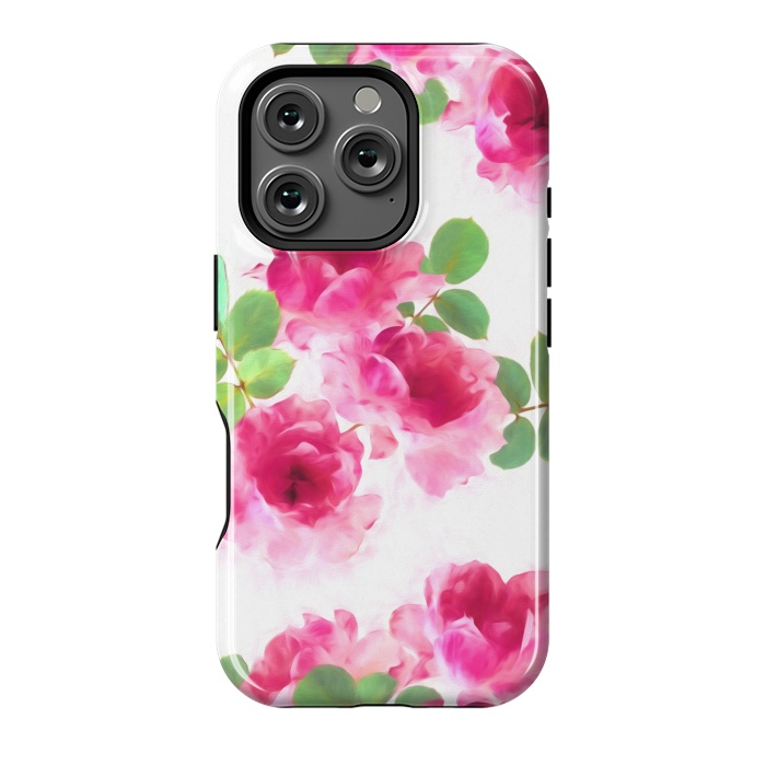 iPhone 16 Pro StrongFit Candy Roses by Micklyn Le Feuvre