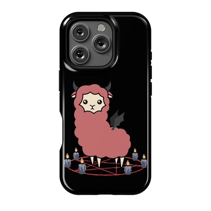 iPhone 16 Pro StrongFit Llama demon by Laura Nagel