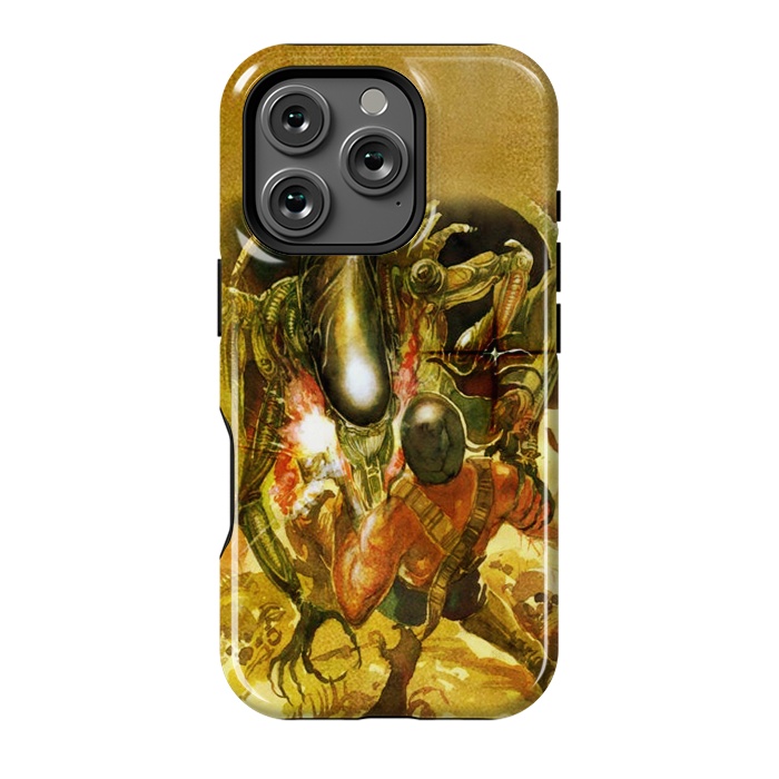 iPhone 16 Pro StrongFit Aliens and War by Max LeTamis