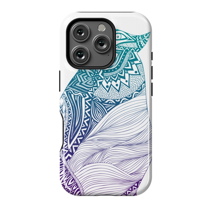 iPhone 16 Pro StrongFit Duotone penguin by Pom Graphic Design