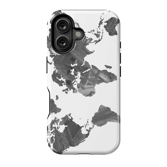 iPhone 16 StrongFit MAP-B&W Freedom vibes worldwide by ''CVogiatzi.