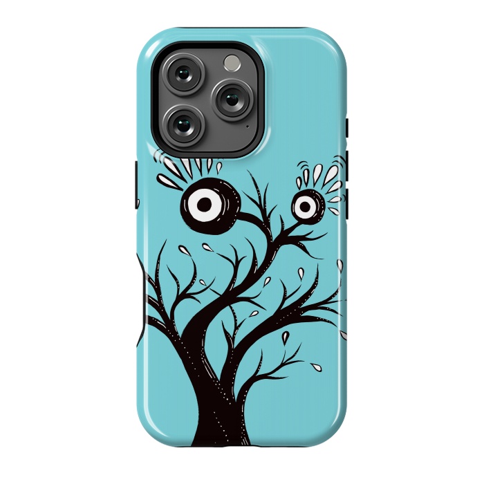 iPhone 16 Pro StrongFit Tree Monster Weird Ink Drawing by Boriana Giormova