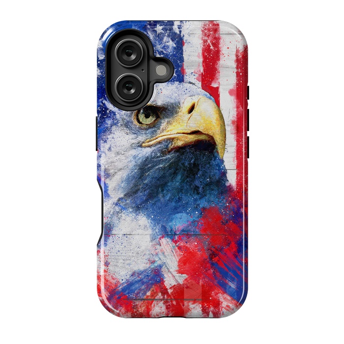 iPhone 16 StrongFit Artistic XLIII - American Pride by Art Design Works