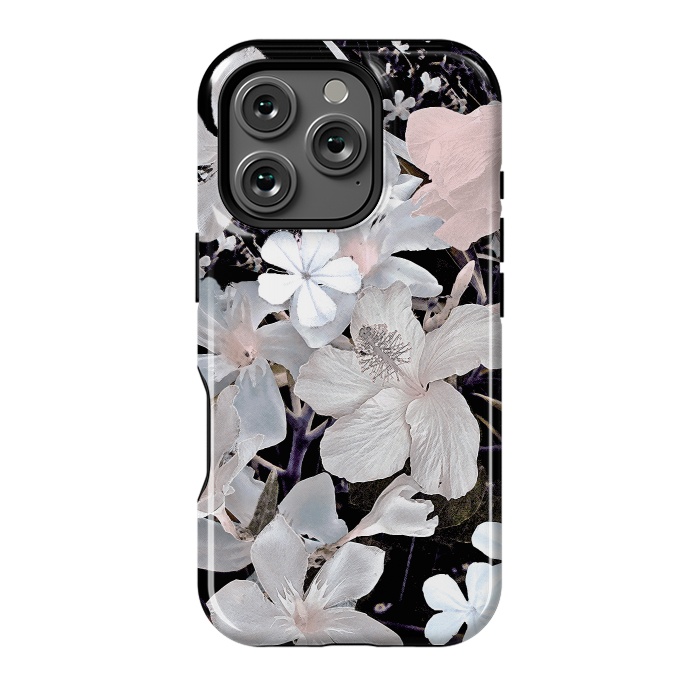 iPhone 16 Pro StrongFit Dark flowers II by Susanna Nousiainen