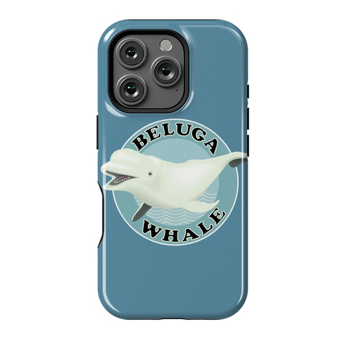 iPhone 16 Pro StrongFit Beluga Whale by Mangulica