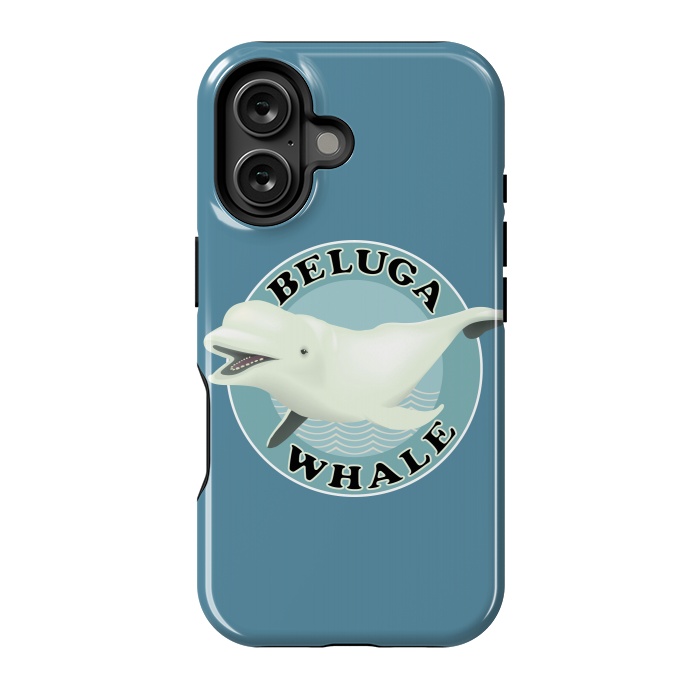 iPhone 16 StrongFit Beluga Whale by Mangulica