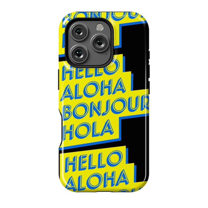 iPhone 16 Pro StrongFit hello aloha by MALLIKA