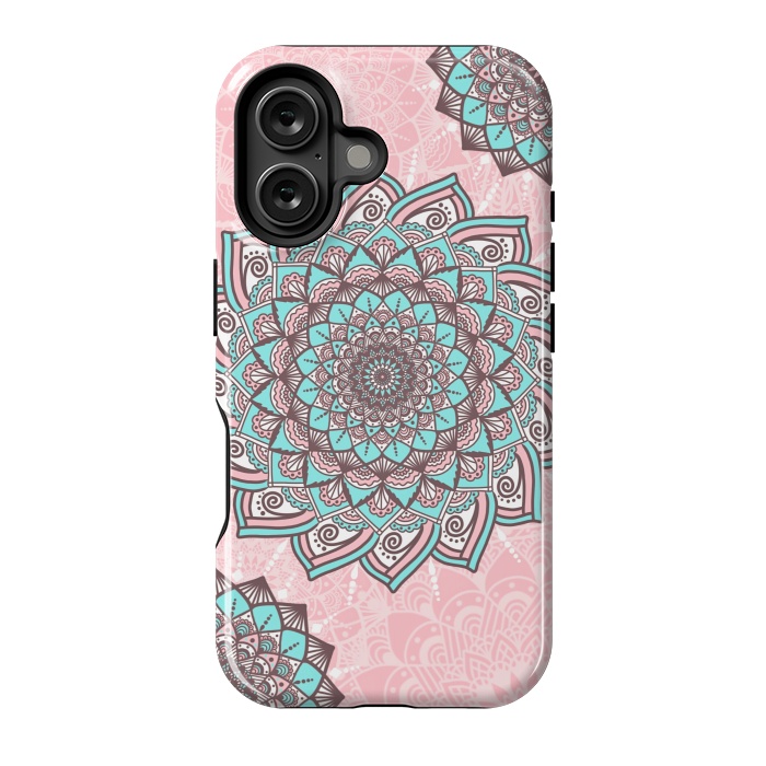 iPhone 16 StrongFit Flower mandala by Jms