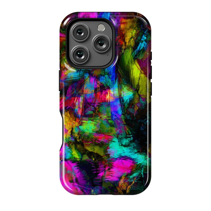 iPhone 16 Pro StrongFit Chaos Blue by Josie