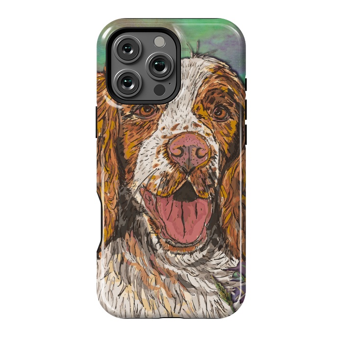 iPhone 16 Pro Max StrongFit Spaniel by Lotti Brown