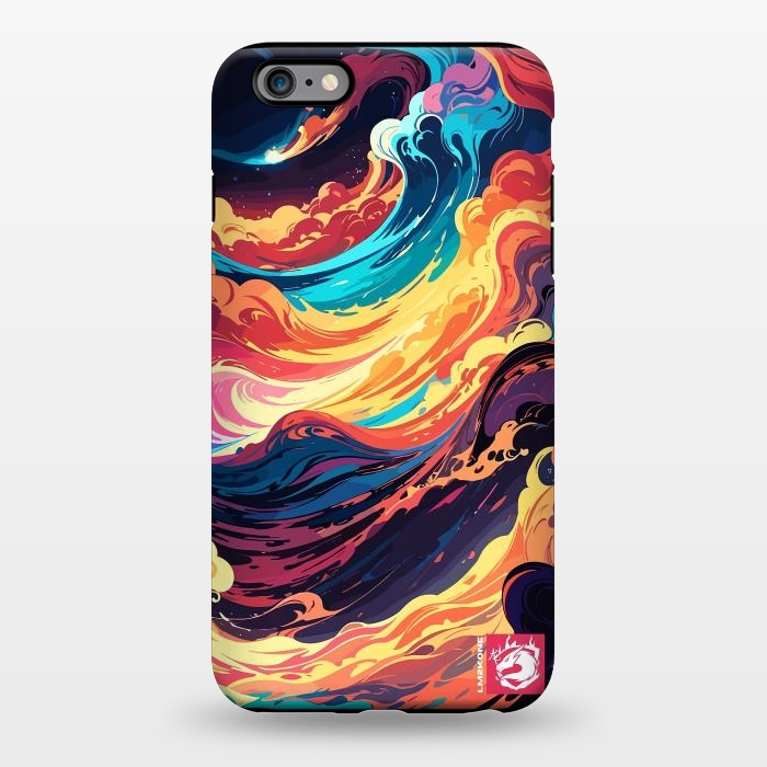 iPhone 6/6s plus StrongFit Abstract Vivid Waves by LM2Kone