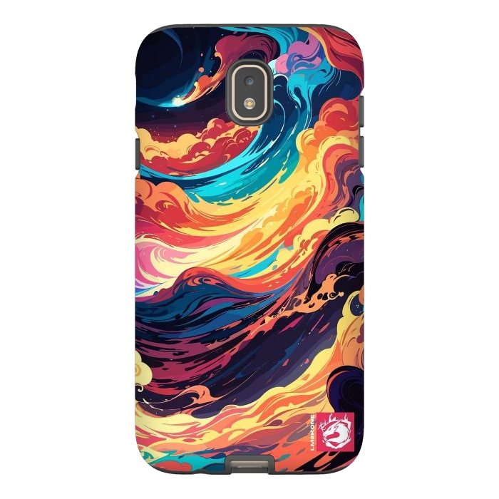 Galaxy J7 StrongFit Abstract Vivid Waves by LM2Kone