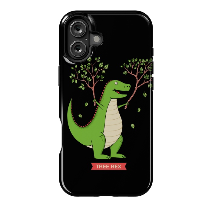 iPhone 16 Plus StrongFit Tree Rex  by Coffee Man