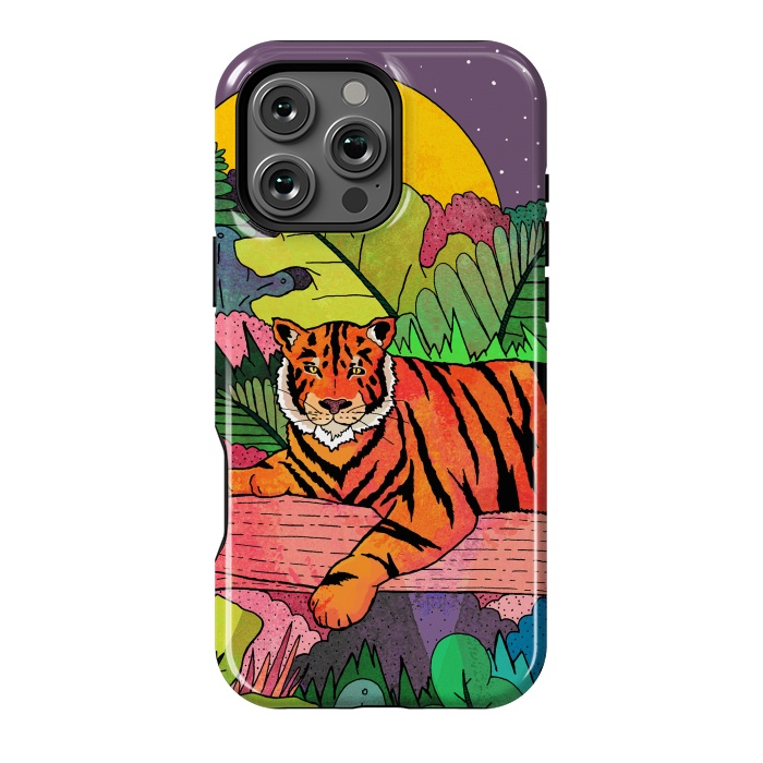 iPhone 16 Pro Max StrongFit Spring Tiger by Steve Wade (Swade)