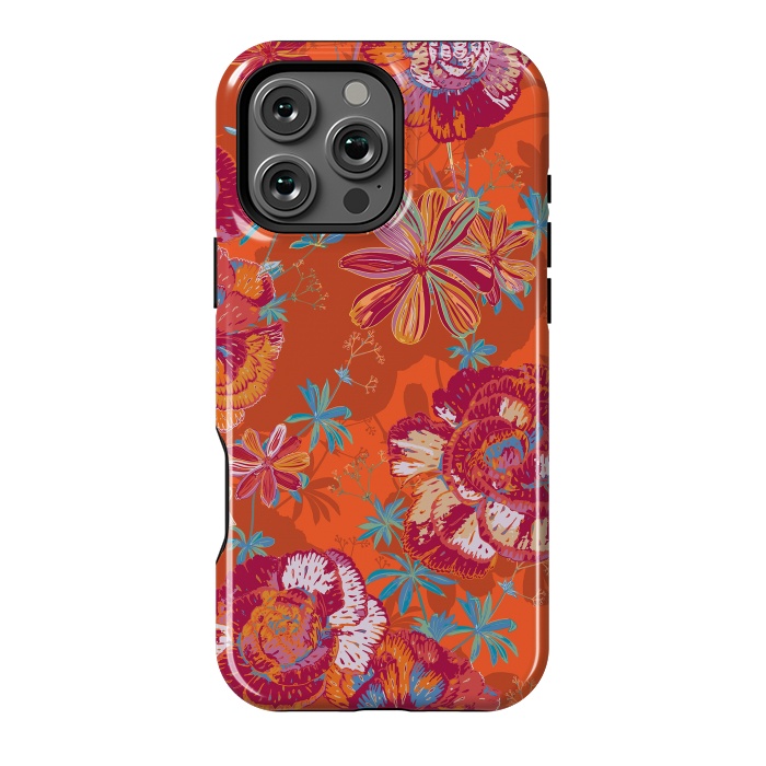 iPhone 16 Pro Max StrongFit Carnation Carnival by Lotti Brown