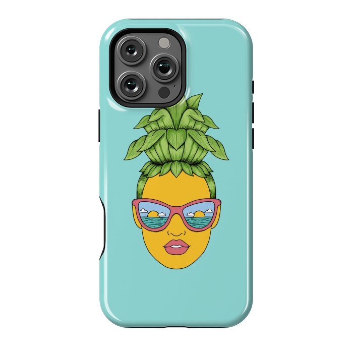 iPhone 16 Pro Max StrongFit Pineapple Girl by Coffee Man