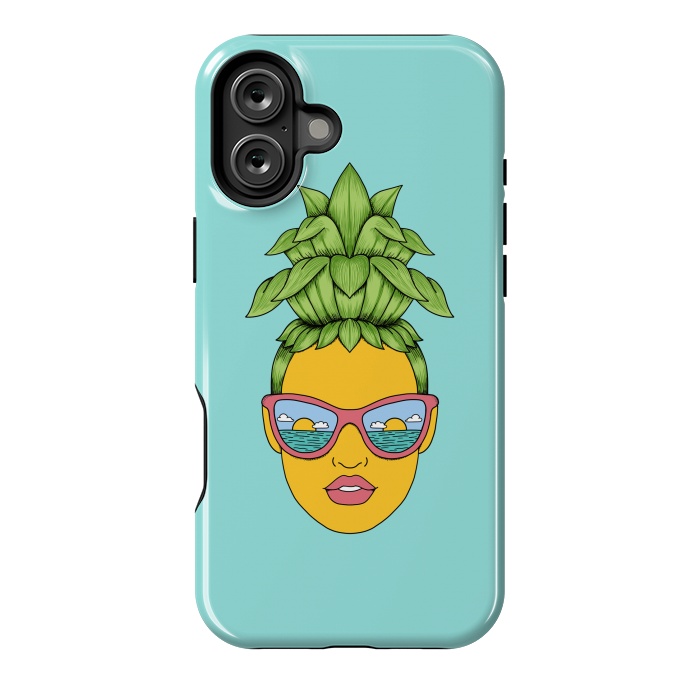 iPhone 16 Plus StrongFit Pineapple Girl by Coffee Man