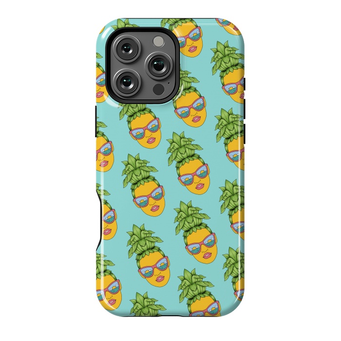 iPhone 16 Pro Max StrongFit Pineapple Girl pattern by Coffee Man