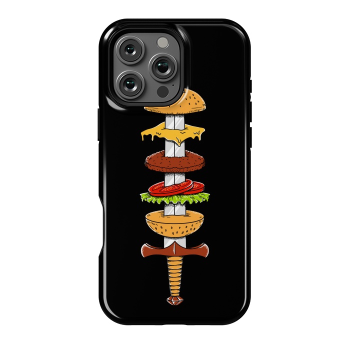 iPhone 16 Pro Max StrongFit sword Burger by Coffee Man