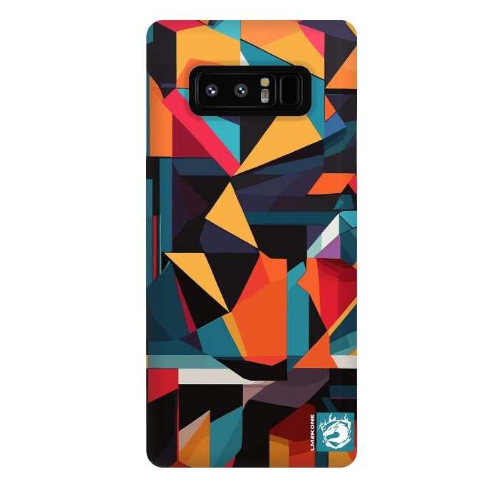 Galaxy Note 8 StrongFit Abstract Geometric Pattern by LM2Kone