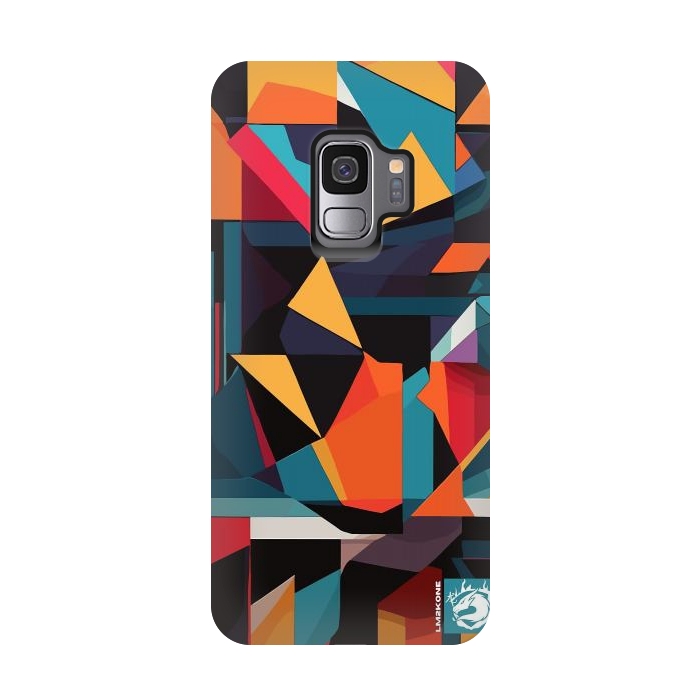 Galaxy S9 StrongFit Abstract Geometric Pattern by LM2Kone