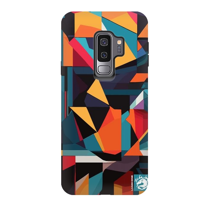 Galaxy S9 plus StrongFit Abstract Geometric Pattern by LM2Kone