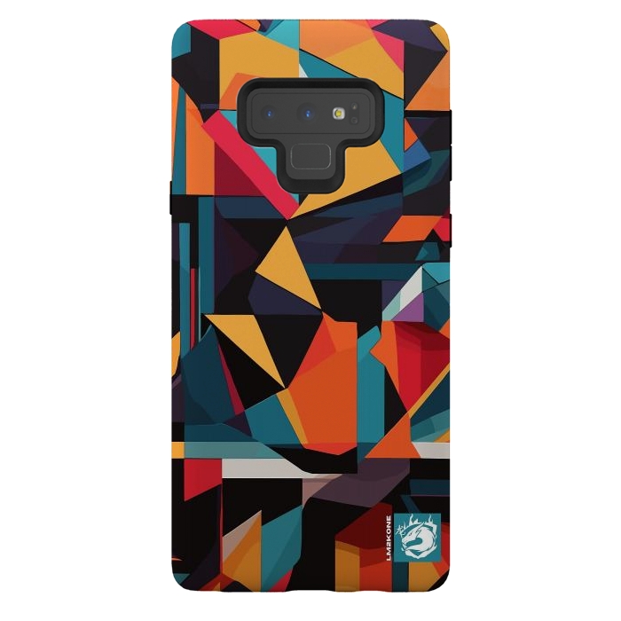 Galaxy Note 9 StrongFit Abstract Geometric Pattern by LM2Kone