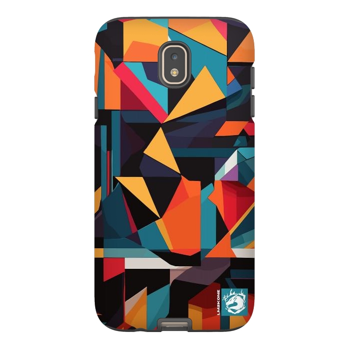 Galaxy J7 StrongFit Abstract Geometric Pattern by LM2Kone