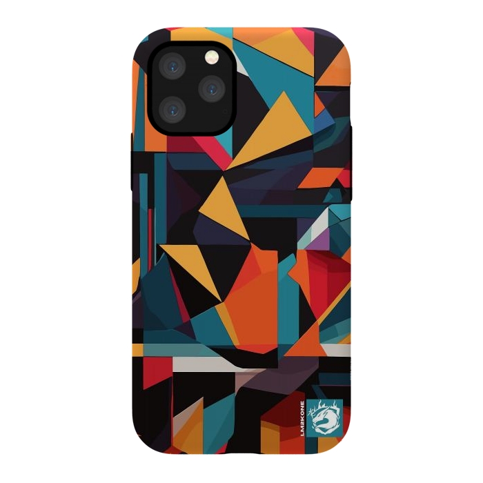 iPhone 11 Pro StrongFit Abstract Geometric Pattern by LM2Kone