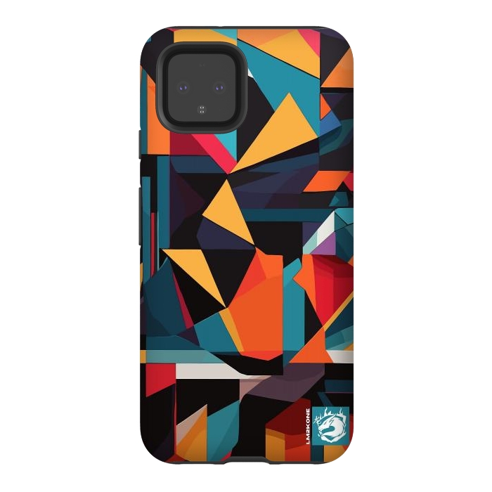 Pixel 4 StrongFit Abstract Geometric Pattern by LM2Kone