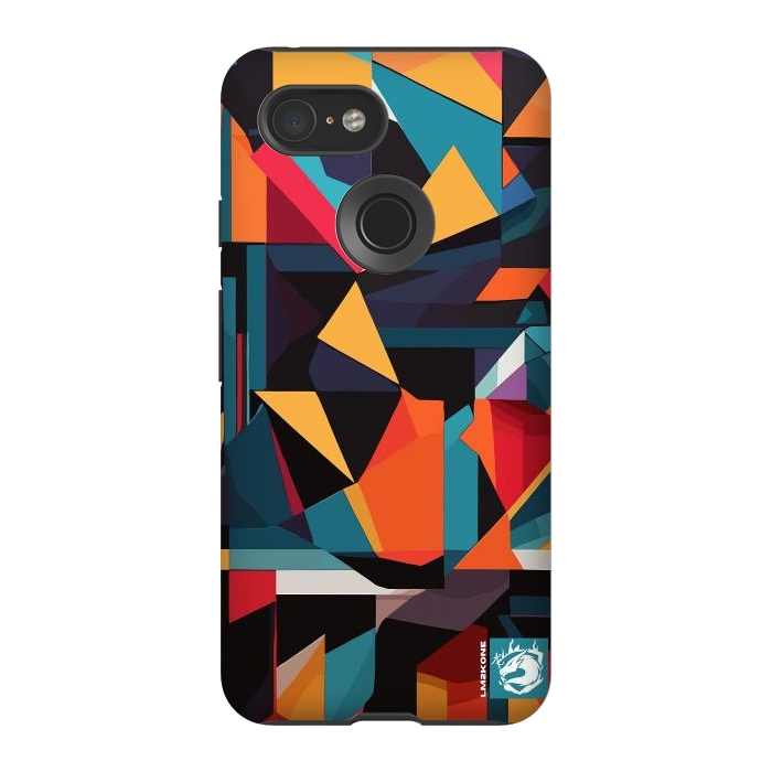 Pixel 3 StrongFit Abstract Geometric Pattern by LM2Kone