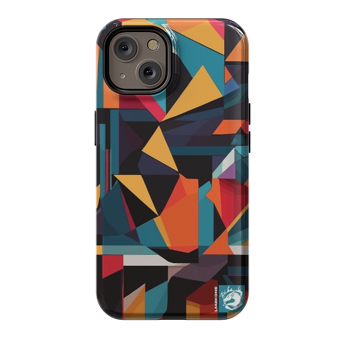 iPhone 14 StrongFit Abstract Geometric Pattern by LM2Kone