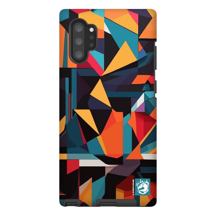 Galaxy Note 10 plus StrongFit Abstract Geometric Pattern by LM2Kone