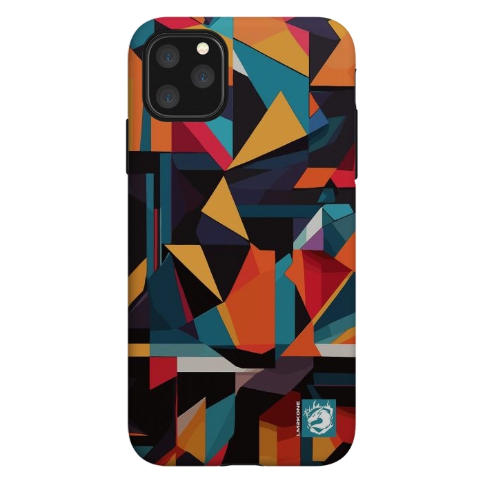 iPhone 11 Pro Max StrongFit Abstract Geometric Pattern by LM2Kone